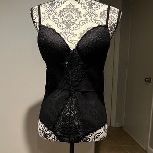 Chic Black Lace Chemise